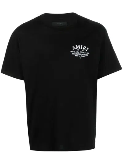 Pre-owned Amiri Men's  Art District Tee Shirt In Black