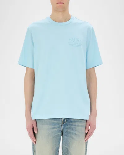 Amiri Men's  Arts Logo Graphic T-shirt In Blue