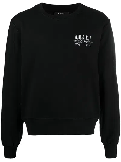 Pre-owned Amiri Men's  Bandana Stars Crew In Black