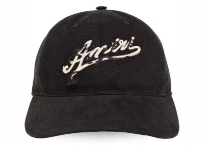 Pre-owned Amiri Men's  Baroque Logo Dad Cap In Black