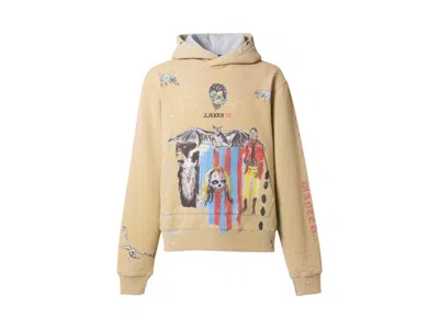 Pre-owned Amiri Men's  Blood 38' Hoodie In Heather Birch