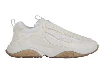 Pre-owned Amiri Men's  Bone Runner Clear Sole Sneakers In White