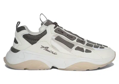 Pre-owned Amiri Men's  Bone Runner Sneakers In Alabaster In White