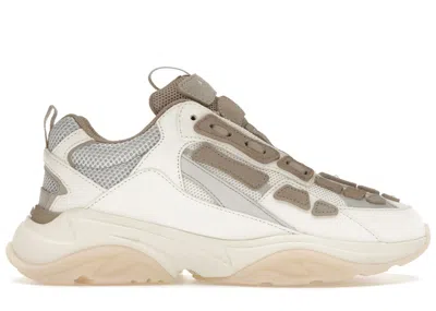 Pre-owned Amiri Men's  Bone Runner Sneakers In Off/white/light Beige