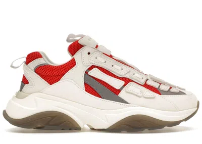 Pre-owned Amiri Men's  Bone Runner Sneakers In Red/white