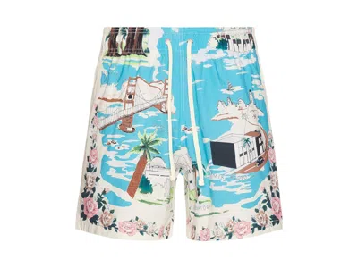 Pre-owned Amiri Men's  California Hawaiian Swimtrunks