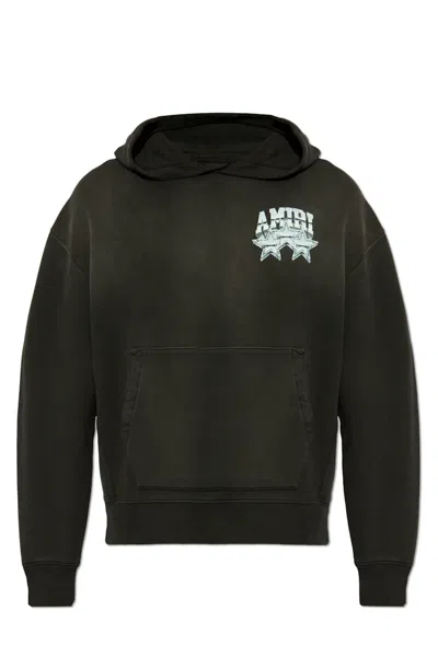 Pre-owned Amiri Men's  Championship Hoodie In Black