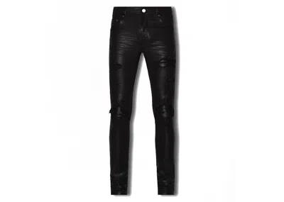 Pre-owned Amiri Men's  Coated Mx1 Jeans In Black