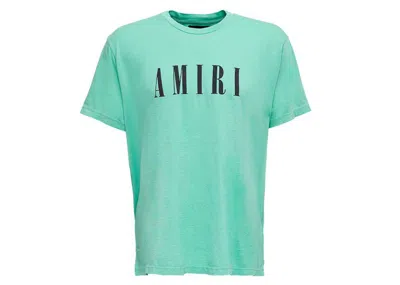 Pre-owned Amiri Men's  Core Logo Tee Shirt In Green
