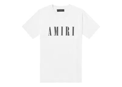 Pre-owned Amiri Men's  Core Logo Tee Shirt In White/black Ss23 In Multi