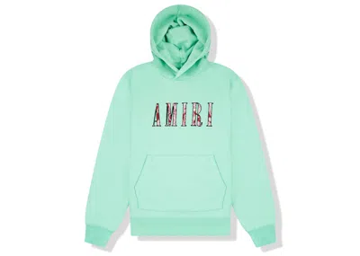 Pre-owned Amiri Men's  Core Paisley Logo Hoodie In Green