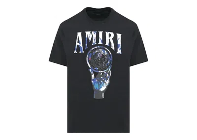 Pre-owned Amiri Men's  Crystal Ball Short Sleeve Tee Shirtin Black