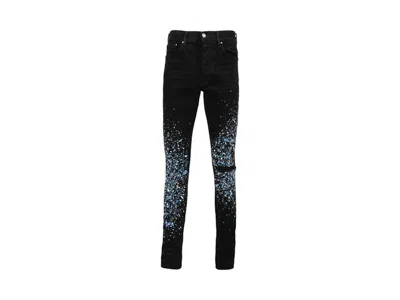 Pre-owned Amiri Men's  Crystal Painter Jean In Black