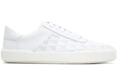 Pre-owned Amiri Men's  Dagger Monogram Low Sneaker Sneakers In White