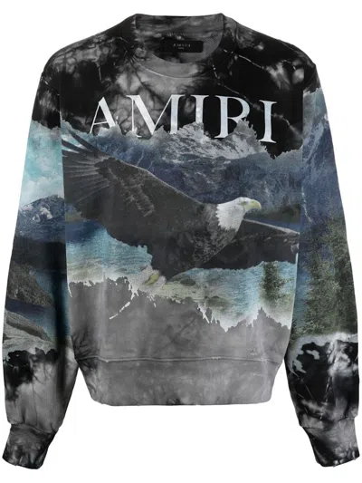 Pre-owned Amiri Men's  Eagle Bleach Crew
