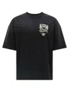 Amiri Eagle Printed Oversized T-shirt In Black