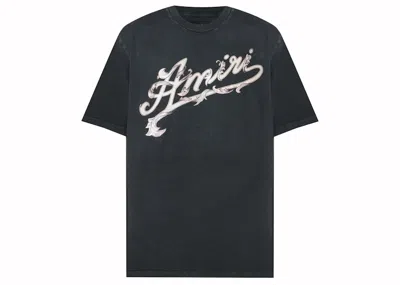 Pre-owned Amiri Men's  Filigree Tee Shirt In Black