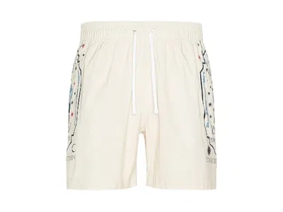 Pre-owned Amiri Men's  Fortune Swim Trunks In Birch