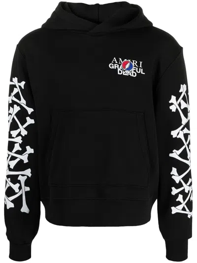 Pre-owned Amiri Men's  Grateful Dead Bones Hoodie In Black