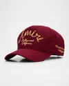 Amiri Men's  Hollywood Baseball Cap In Burgundy