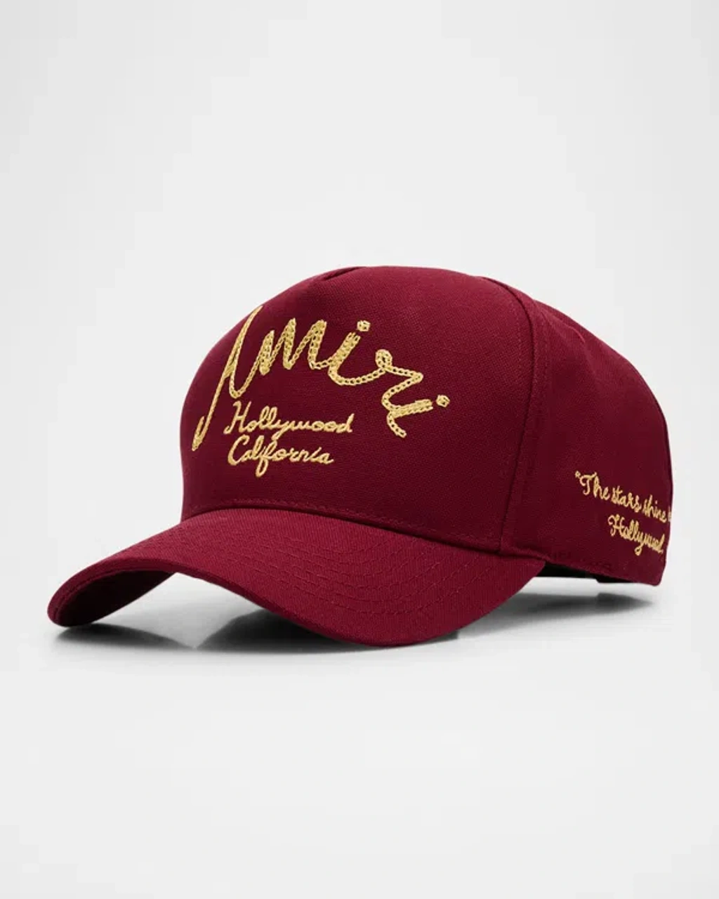 Amiri Men's Hollywood Baseball Cap In Burgundy | ModeSens