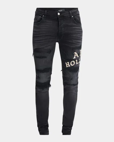 Amiri Men's  Hollywood Distressed Skinny Jeans