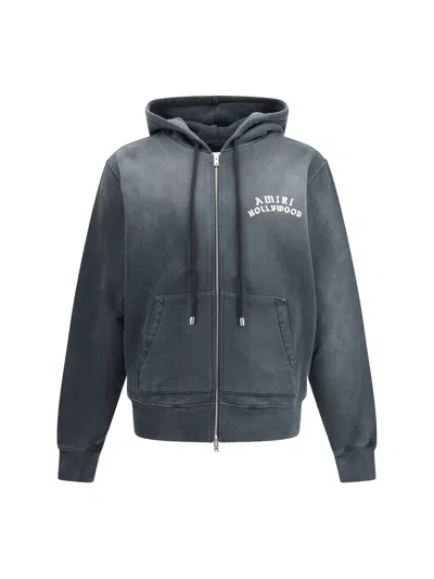 Amiri Hollywood Hoodie In Blue