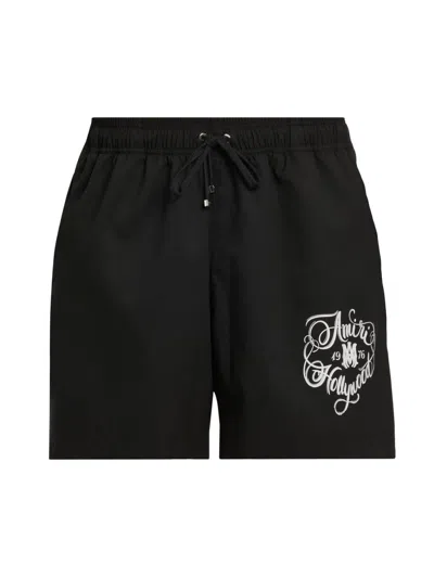 Amiri Men's  Hollywood Swim Shorts In Black
