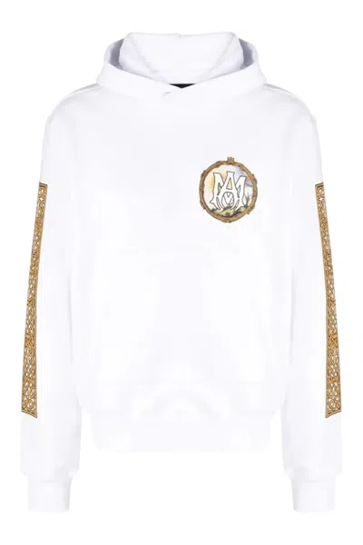Pre-owned Amiri Men's  Landscape Frame Hoodie In White