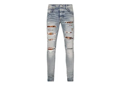 Pre-owned Amiri Men's  Lunar New Year Thrasher Jean Jeans In Clay Indigo