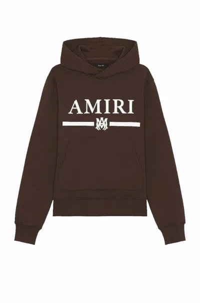 Pre-owned Amiri Men's  Ma Bar Hoodie In Brown