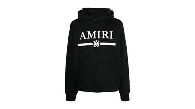 Pre-owned Amiri Men's  Ma Bar Logo Hoodie In Black