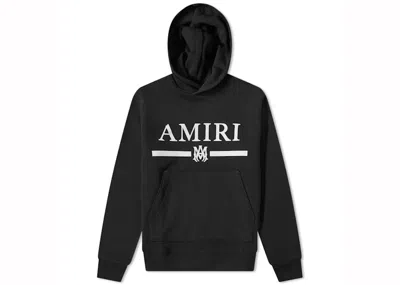 Pre-owned Amiri Men's  Ma Bar Logo Hoodie In Black/white