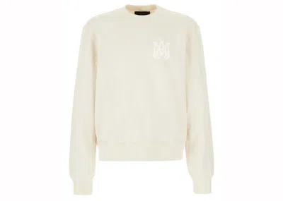 Pre-owned Amiri Men's  Ma Core Crewneck Sweatshirt In Alabaster