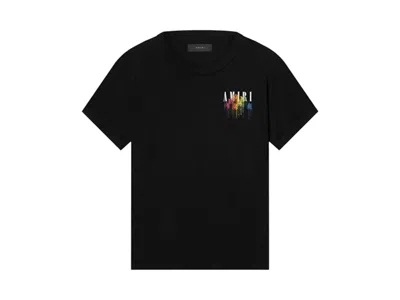 Pre-owned Amiri Men's  Ma Drip Collage T-shirt In Black