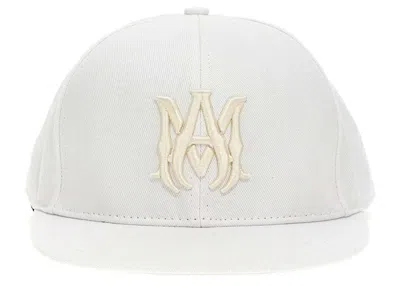Pre-owned Amiri Men's  Ma Fitted Cap In White