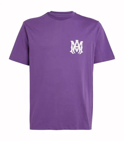 Pre-owned Amiri Men's  Ma Logo T-shirt In Purple