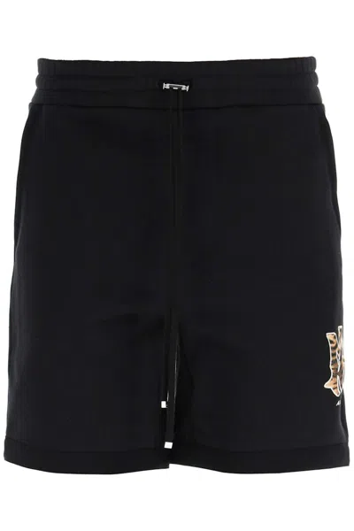 Pre-owned Amiri Men's  M.a. Lunar New Year Tiger Sweat Shorts In Black