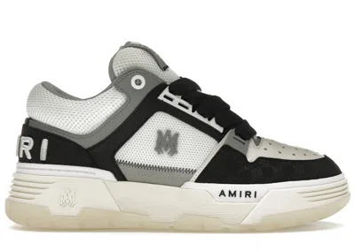 Pre-owned Amiri Men's  Ma1 Quad Monogram Debossed Sneakers In White/black