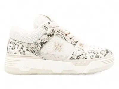 Pre-owned Amiri Men's  Ma1 Sneakers In Snake Skin/alabaster