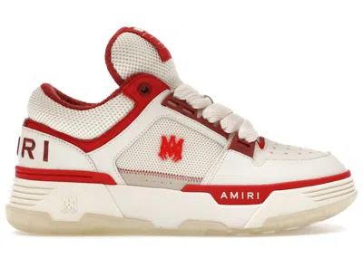 Pre-owned Amiri Men's  Ma1 Sneakers In White/red In Multi