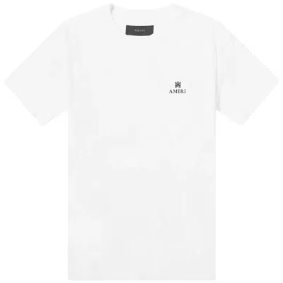 Pre-owned Amiri Men's  Micro Ma Bar Tee Shirt In White