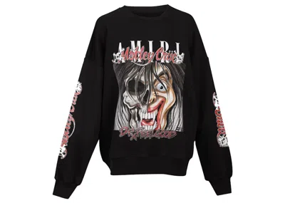 Pre-owned Amiri Men's  Motley Crue Dr Feelgood Crewneck Sweatshirt In Black
