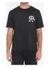 Amiri Music Record Print T-shirt In Black
