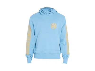 Pre-owned Amiri Men's  Ouija Board Hoodie In Blue/yellow In Multi