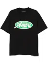 Amiri Mens Black Oval Short-sleeves Relaxed-fit Cotton-jersey T-shirt In Black
