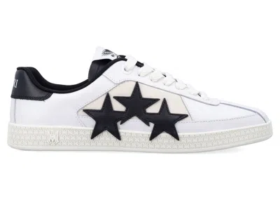 Pre-owned Amiri Men's  Pacific Stars Sneakers In White/black In Multi