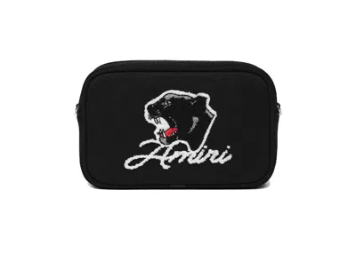 Pre-owned Amiri Men's  Panther Camera Case In Black