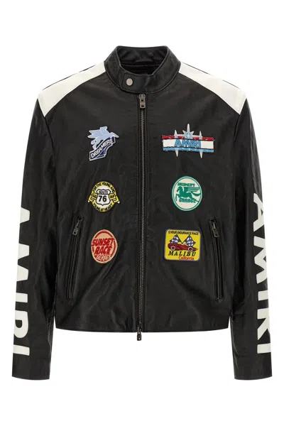 Amiri Men ' Patch Racer' Jacket In Black