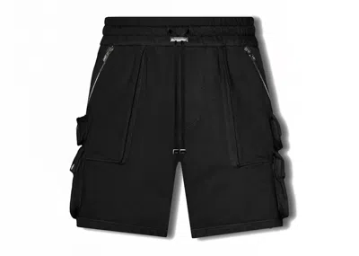 Pre-owned Amiri Men's  Ple Pockets Tactical Cargo Shorts In Black